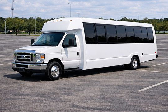 25-passenger mini coach available for charter in San Diego, CA